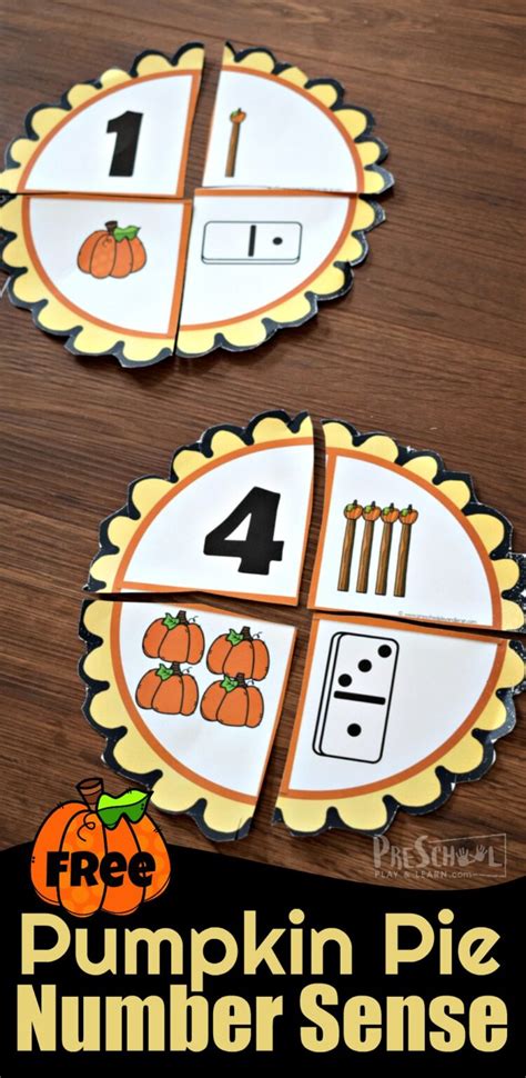 Pumpkin Pie Number Sense Activities For Preschoolers Pumpkin Math For Preschoolers - Pumpkin Math For Preschoolers