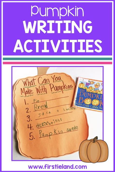 Pumpkin Writing Activities Firstieland First Grade Teacher Blog Writing On A Pumpkin - Writing On A Pumpkin