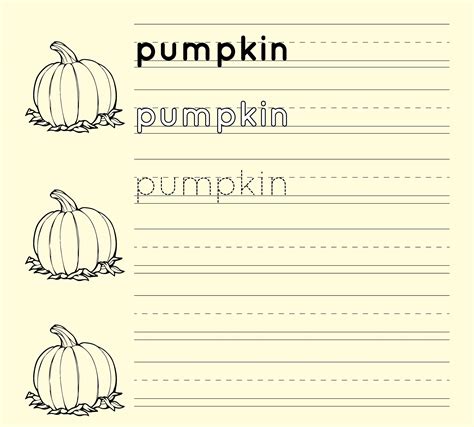Pumpkin Writing Worksheet Teaching Resources Tpt Writing On A Pumpkin - Writing On A Pumpkin