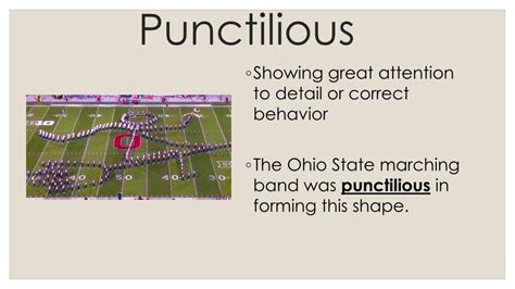 Punctilious Meaning