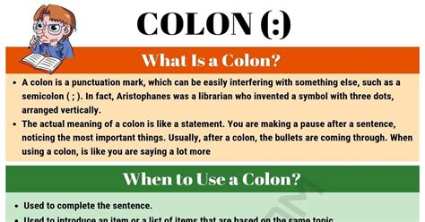 punctuation - A colon after "following" - English Language …