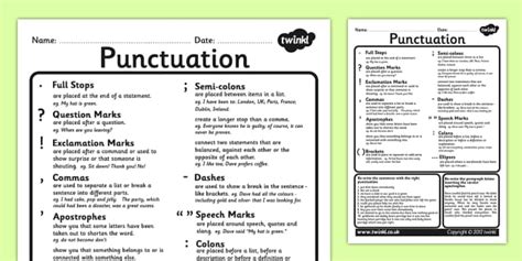 Punctuation Worksheet Worksheets Teacher Made Twinkl Punctuation Correction Worksheet - Punctuation Correction Worksheet