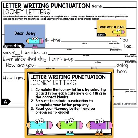 Punctuation Writing Center Letter Writing Punctuation - Letter Writing Punctuation