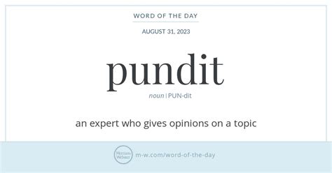 Pundit Definition