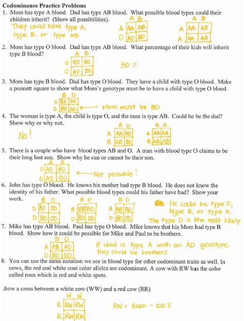 Read Online Punnett Square Problems Continued Answers 