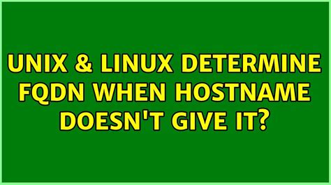 puppet - Determine FQDN when hostname doesn