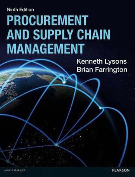 Read Purchasing And Supply Chain Management By Kenneth Lysons Brian Farrington Pdf 