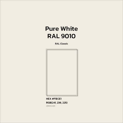 pure white color code