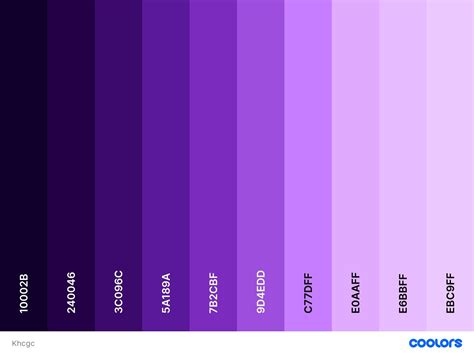 purple code color