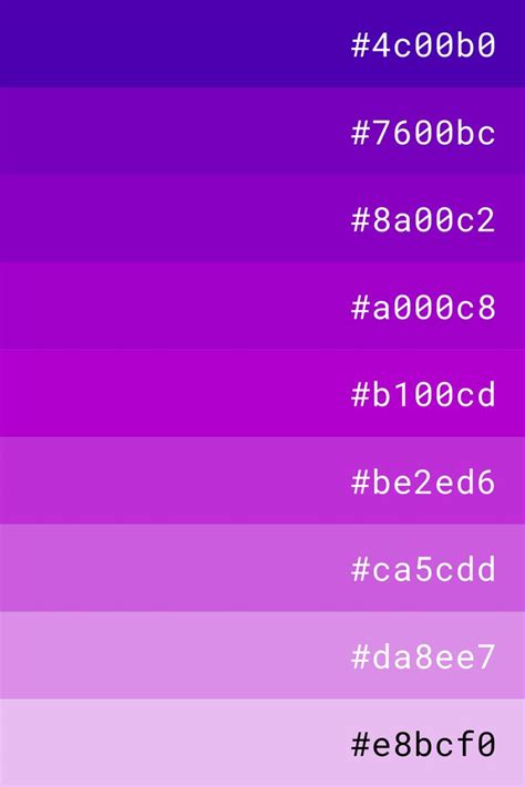 Purple Color Codes Color Purple Coloring Page - Color Purple Coloring Page