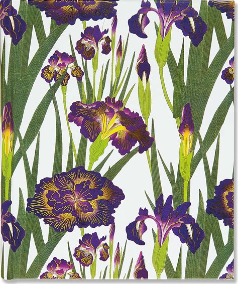 purple irises journal diary notebook