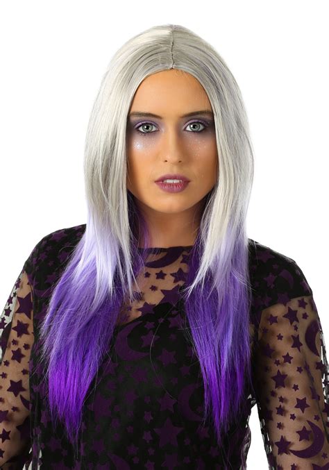 purple ombre wig