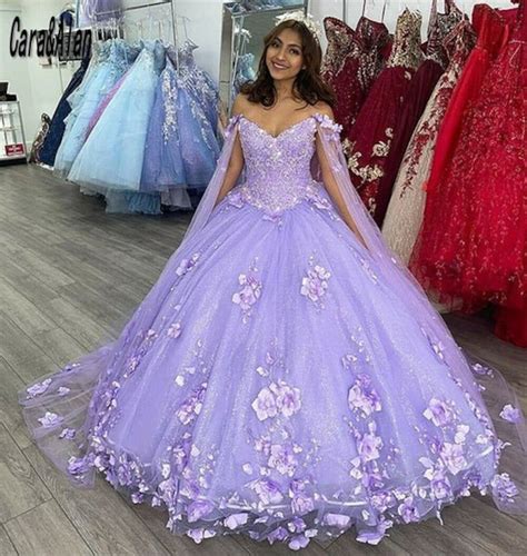 Purple Quince Dresses Best Purple Quinceanera Dresses Seventeen Purple Quince Dress With Flowers - Purple Quince Dress With Flowers