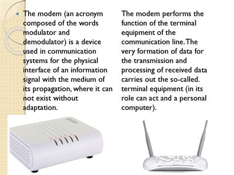Purpose Of Modem