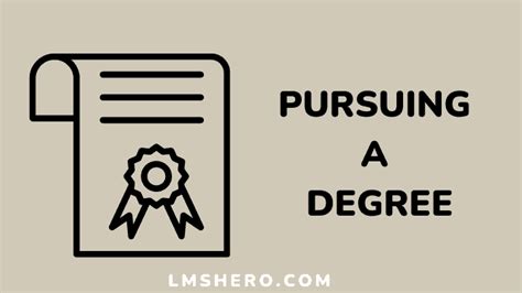 Pursuing Degree Meaning