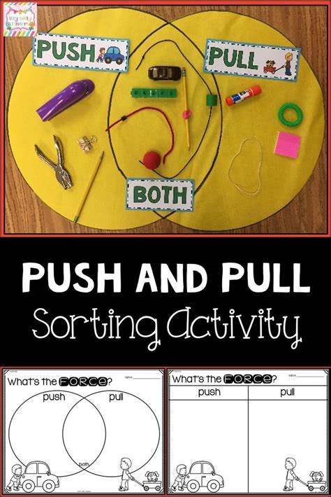 Push And Pull Kindergarten Teaching Resources Tpt Push And Pull Worksheet For Kindergarten - Push And Pull Worksheet For Kindergarten