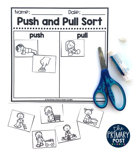 Push And Pull Worksheets Kindergarten Teaching Resources Tpt Push And Pull Worksheet For Kindergarten - Push And Pull Worksheet For Kindergarten