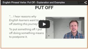Put Off Definition