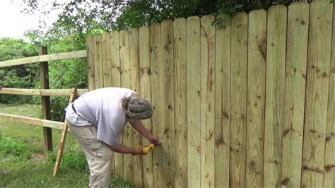Putting Up A Wood Fence