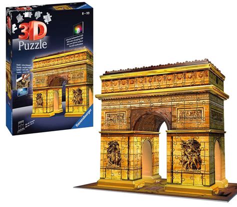 Puzzle 3d Arc De Triomphe Illuminé Leclerc   Offre Ravensburger Noël 2017 Le 2ème Jeu Pour - Puzzle 3d Arc De Triomphe Illuminé Leclerc