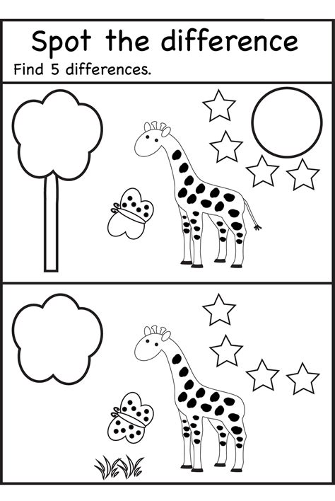Puzzle Sheets Spot The Difference Kids Puzzles And Spot The Difference Puzzles Printable - Spot The Difference Puzzles Printable