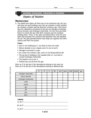 Puzzlers Twisters Teasers Answer Matter