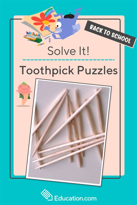 Puzzles And Games The Toothpick Way Teachervision Toothpick Math - Toothpick Math