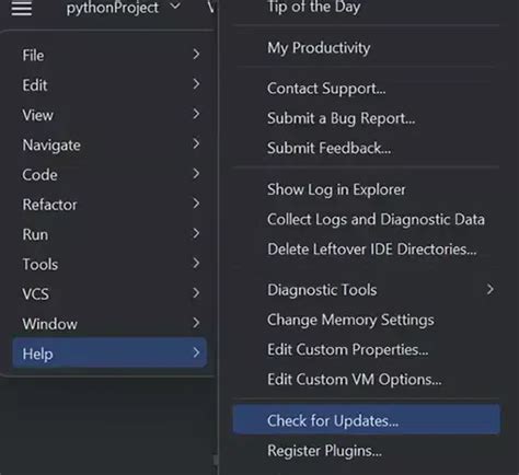 Pycharm Update Python