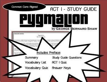 Full Download Pygmalion Study Guide Act 1 