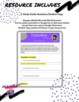 Download Pygmalion Study Guide Questions Answers 