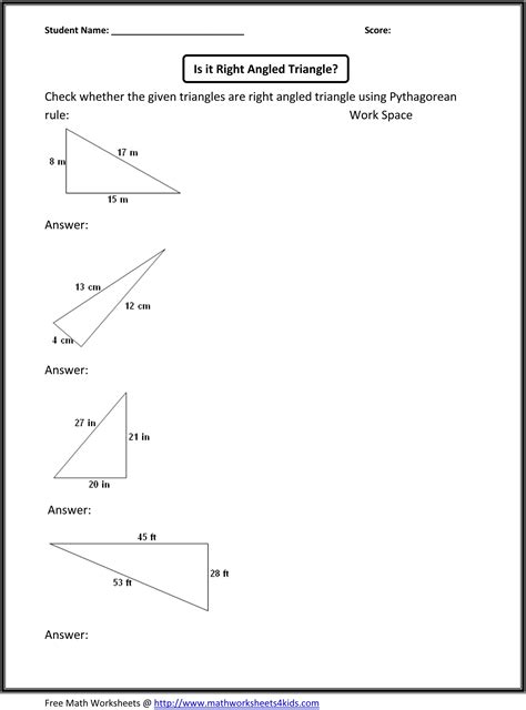 Pythagorean Theorem Activity 8th Grade   Pythagorean Theorem Lessons Grade 8 Free Download On - Pythagorean Theorem Activity 8th Grade