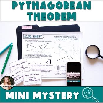 Pythagorean Theorem Activity Murder Mystery With Word Pythagorean Theorem Activity 8th Grade - Pythagorean Theorem Activity 8th Grade