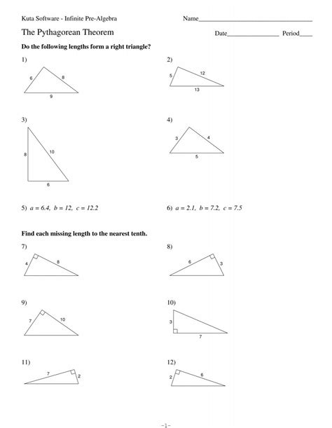 Pythagorean Theorem Kuta