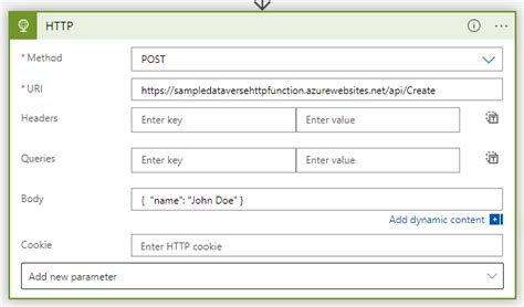 python - How connection between powerapps and azure function?