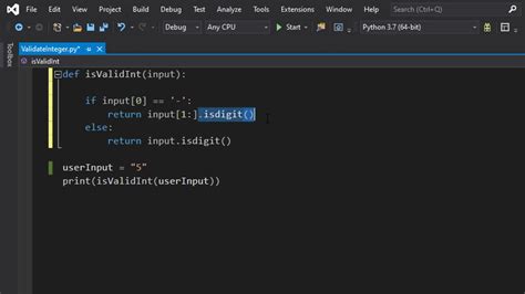 Python Check If String Is Integer