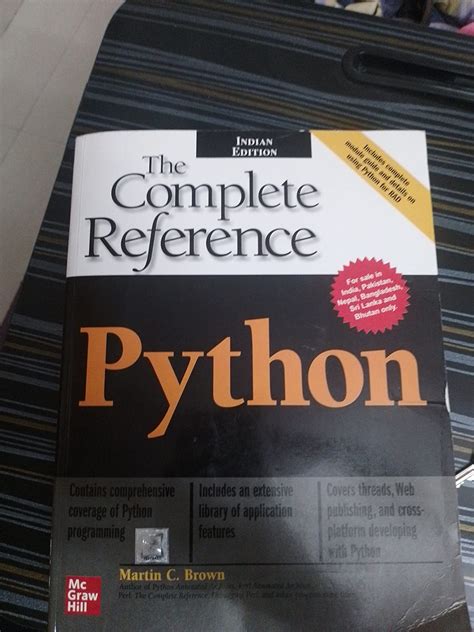 Python Complete Reference Book