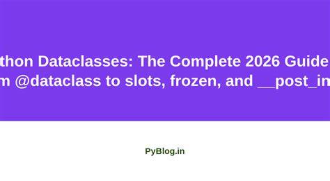 python dataclasses slots