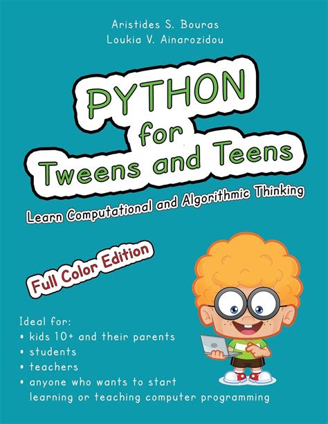 python for tweens and teens black white edition l