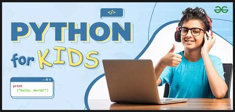 python programming for kids beginners guide with