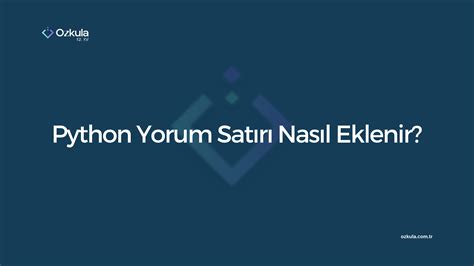 Python Yorum Satırı