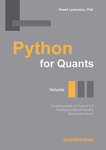 Read Online Python For Quants Volume I 