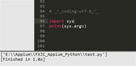 Python3 Sys Argv