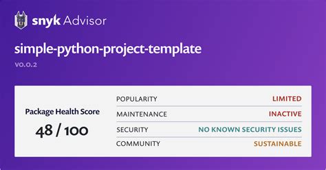 pythonprojecttemplate Python package Snyk