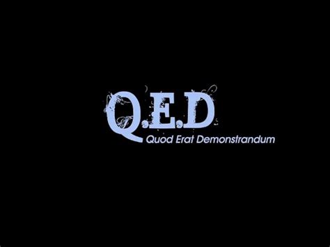 Q E D