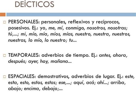 Q Es Un Deitico