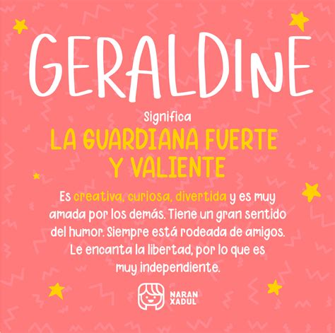 Q Significa Geraldine