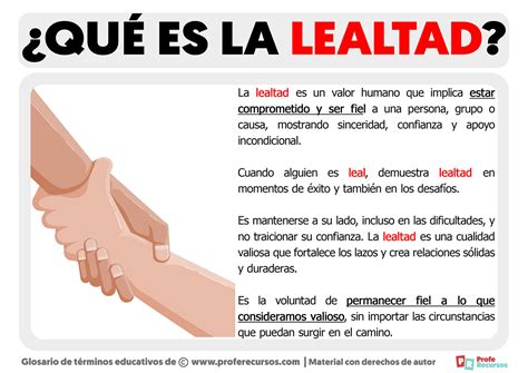 Q Significa Lealtad