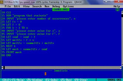 Qbasic Programs Examples