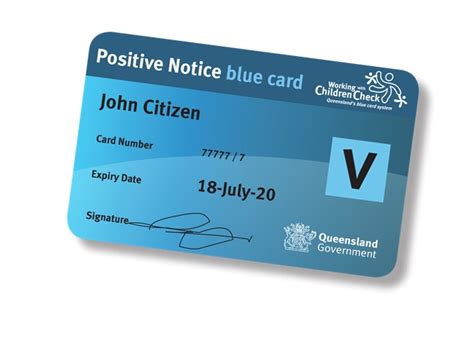 Qld Blue Card Application