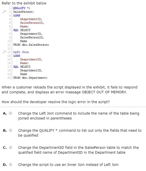 Read Qlikview Developer Certification Sample Questions 